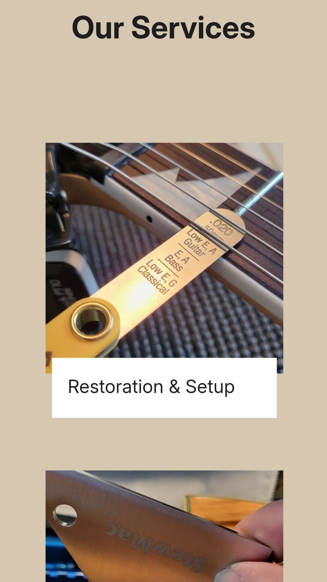 ClarkWerx website on mobile