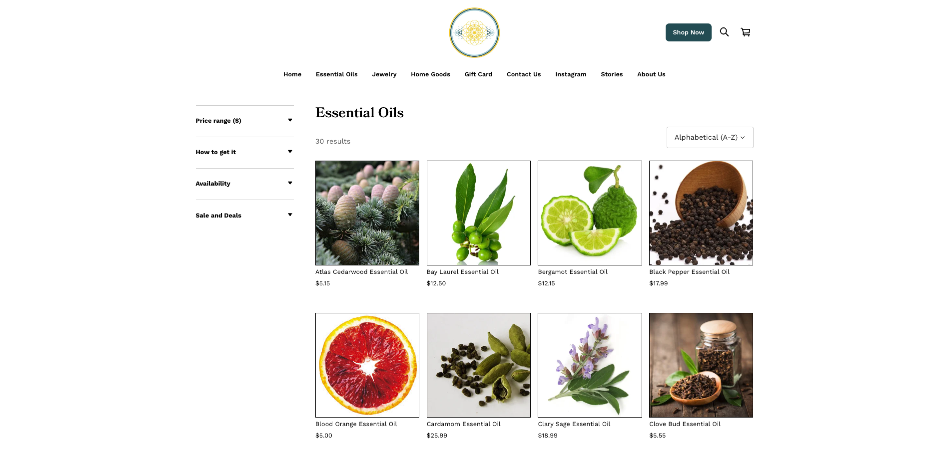 Essential Evolution shop page