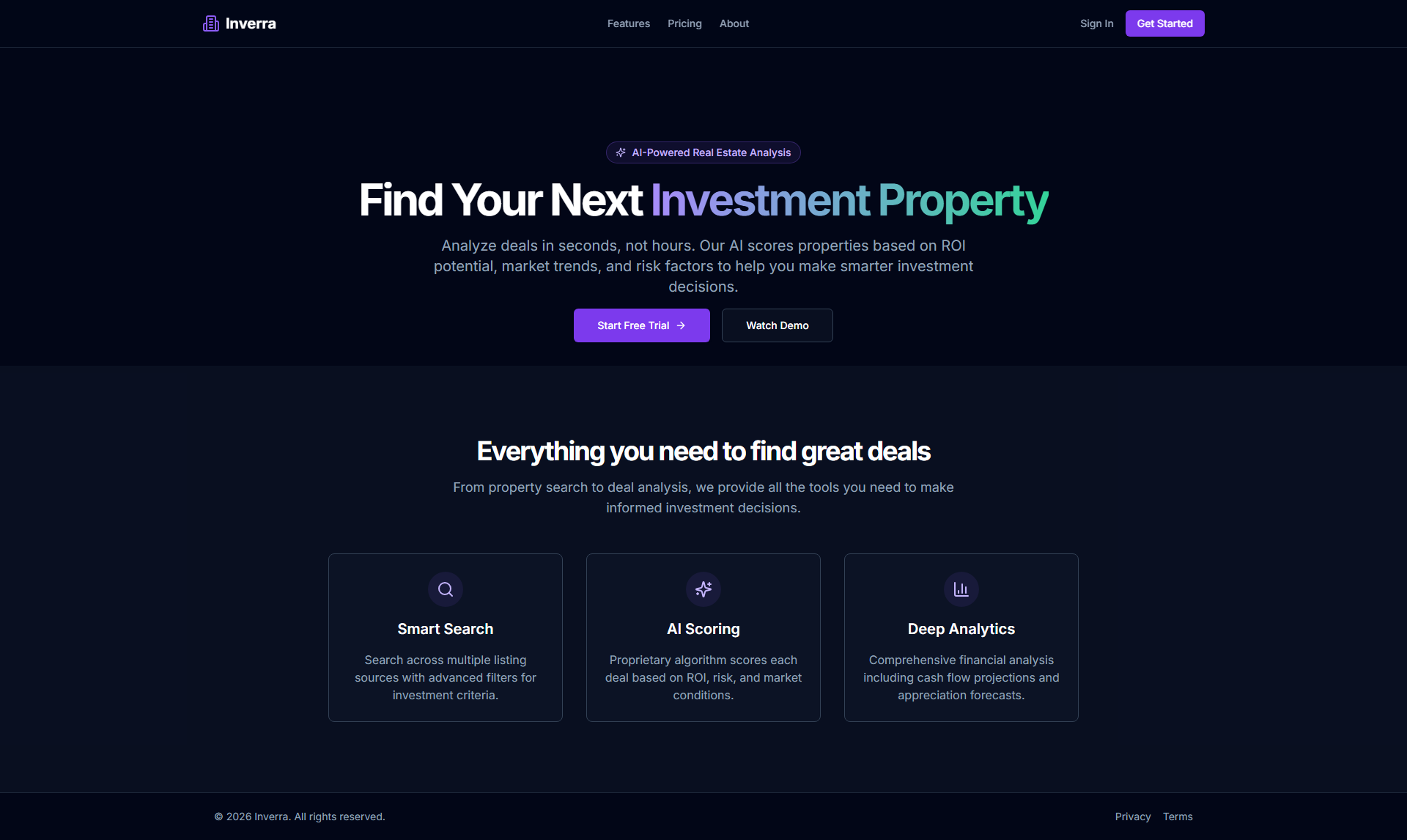 Inverra full platform view